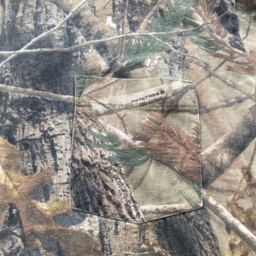 Vintage Cabelas Camo Turtle Neck Shirt Size Large - Picture 3 of 6